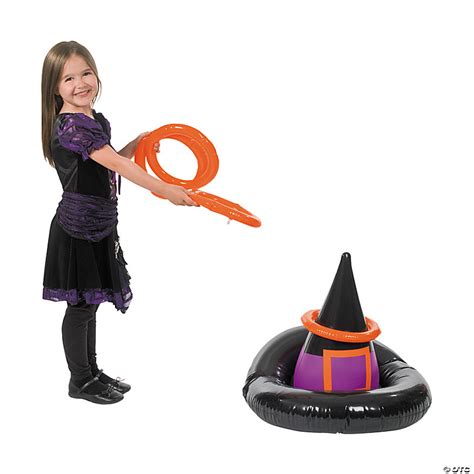 Inflatable witch hat